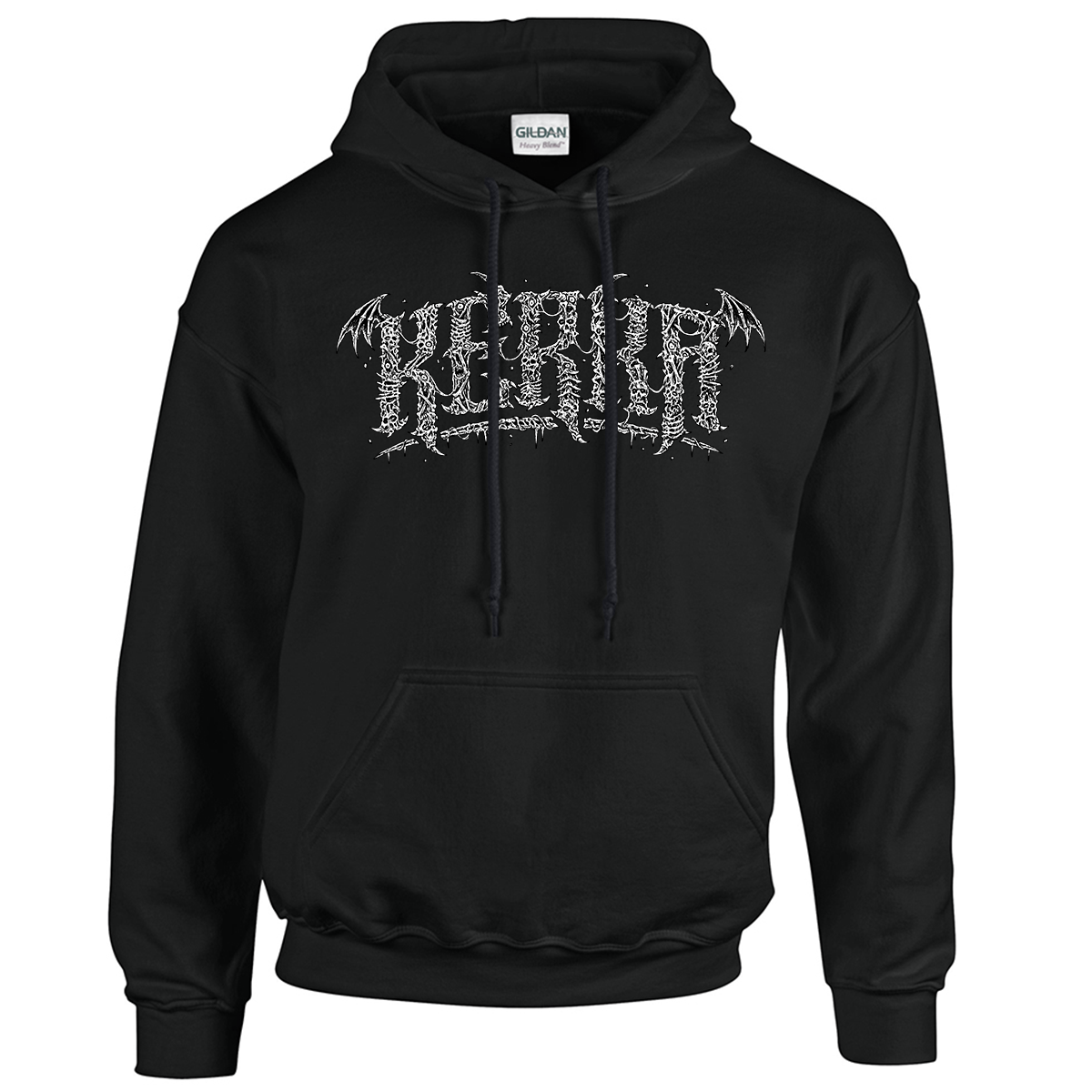 Bild von KERKA 'BAT' - HOODY (schwarz)